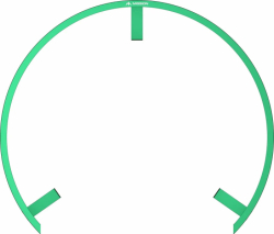 Osvětlení Mission Torus 270 Light Green