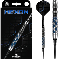 Šipky Mission Hexon 18g