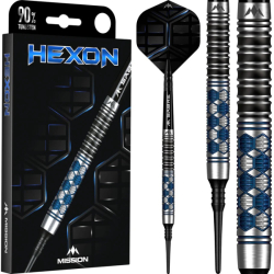 Šipky Mission Hexon 18g