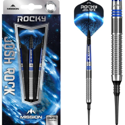 Šipky Mission Josh Rock Silver & Blue 18g