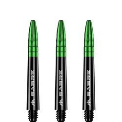 Násadky Mission Sabre Black - Green Top Tweenie
