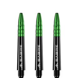 Násadky Mission Sabre Black - Green Top Tweenie