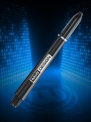 Signature Winmau MvG Design Black & Silver Short Shaft