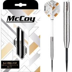 Šipky Steel McCoy Sabergrip Silver 18 g