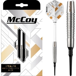 Šipky Soft Tip McCoy Stealth Silver 18 g