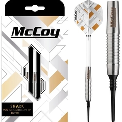 Šipky Soft Tip McCoy Shark Silver 18 g