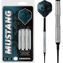 Šipky Soft Designa  Designa Mustang V2 Scallop Silver 22g