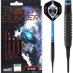 Šipky Soft One80 Night Hunter Darts Black Sting 16g