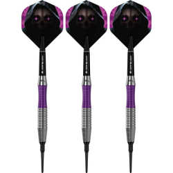 Mission Phantom Darts Soft Tip Silver & Purple Brass 18 g