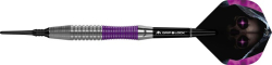 Mission Phantom Darts Soft Tip Silver & Purple Brass 18 g