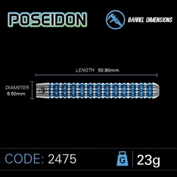 Winmau Poseidon Steel Tip Darts 23 g