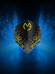 Winmau Prism Delta MvG Black Green & Grey Flights