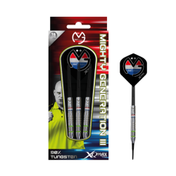 Šipky Soft XQMax Darts Michael van Gerwen - Mighty Generation III - 18 g