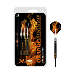Šipky Soft XQMax Darts Orange Shadow 18 g