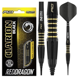 Šipky Soft Red Dragon Clarion Black 20 g