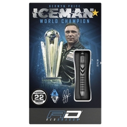 Šipky Steel Red Dragon Gerwyn Price Iceman Thunderbolt 22 g 