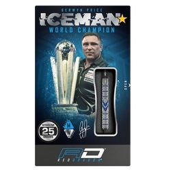 Šipky Steel Red Dragon Gerwyn Price Iceman Midnight 25 g