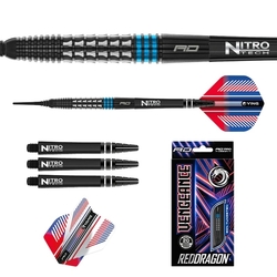 Šipky Soft Red Dragon Vengeance Blue 20 g