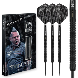 Šipky Steel Winmau Peter Wright Black Mamba 22 g