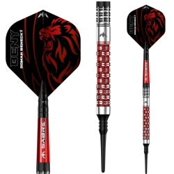 Šipky Mission Roman Benecky Soft Tip Black & Red 18g