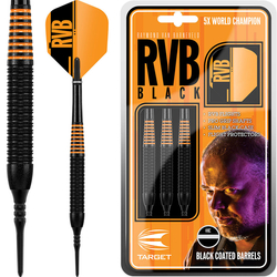 Šipky Soft Target Raymond van Barneveldt Black Brass 19g 