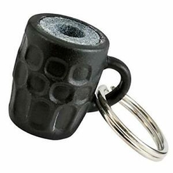 Brousek Designa Dart Sharpener Inside Keyring Beer Glass