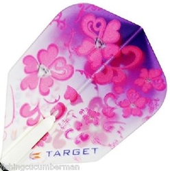 Letky Target Vision Dart Flights Girl Play 100 Micron