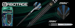 Šipky Soft Winmau SABOTAGE BLACK 20 g