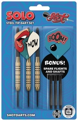 Shot Value Range Solo Steel Darts Set 18 g