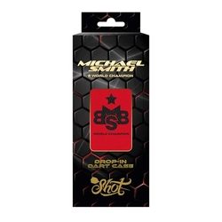Pouzdro na šipky Shot Michael Smith Drop In Dart Case Red