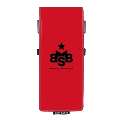 Pouzdro na šipky Shot Michael Smith Drop In Dart Case Red