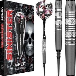 Šipky Soft Viper Sinister Darts Sandblasted S5 Twin Knurl 18g