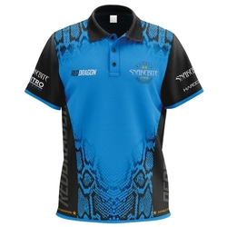 Dres Red Dragon peter Wright Snakebite Double World Championship Polo Shirt vel .XL