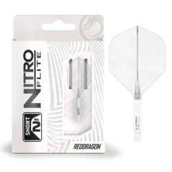 Letky Red Dragon Nitro Flite White & Clear #2 Short 