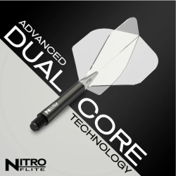 Letky Red Dragon Nitro Flite Black & Clear #2 Intermediate 