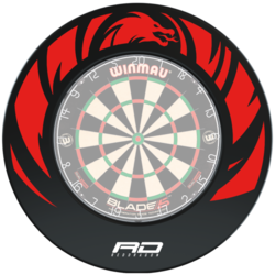 Red Dragon DRAGON Design Dartboard Surround 