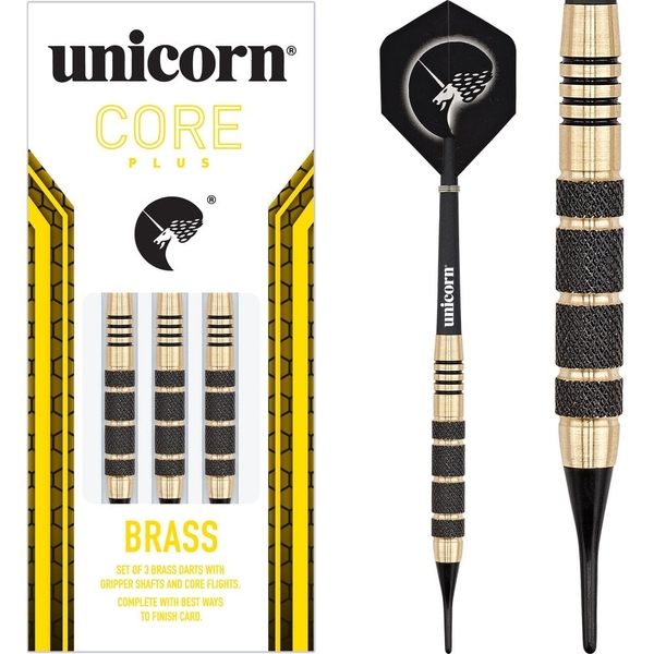 Šipky Soft Unicorn Core Plus Brass 19 g