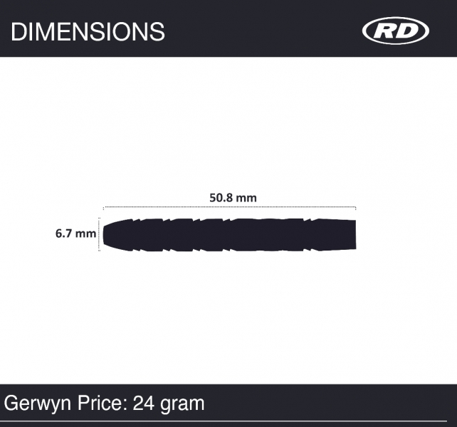 Gerwyn 'Iceman' Price - 24 gram NEW
