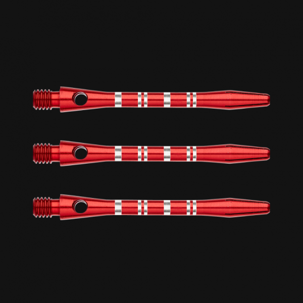 Násadky Winmau Anodised Aluminium Re-Grooved Medium Type A - Red