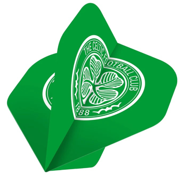 Letky Celtic FC Dart Flights 100 Micron No2 Std F2 Crest