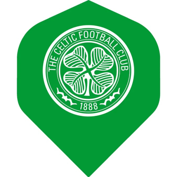 Letky Celtic FC Dart Flights 100 Micron No2 Std F2 Crest