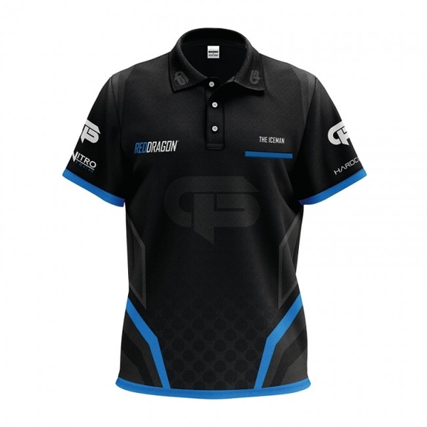 Dres Red Dragon Gerwyn Price Iceman Tour Polo Shirt vel .XXXL