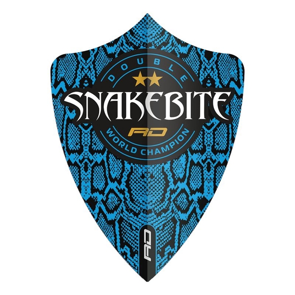 Letky Red Dragon PETER WRIGHT Snakebite Hardcore Ionic Blue Logo Freestyle