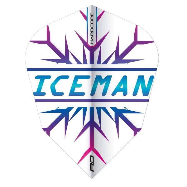 Letky Red Dragon V-Standard Gerwyn Price Iceman Rainbow Snowflake Dart Flights 