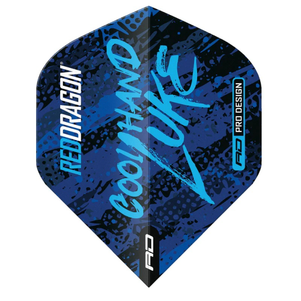 Letky Red Dragon Luke Humphries World Champion Blue & White Yin Yang