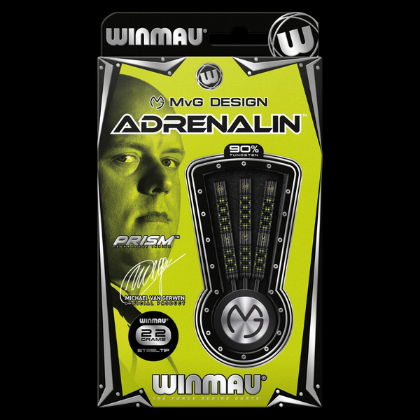 Šipky Steel Winmau MvG Adrenalin - 22 g