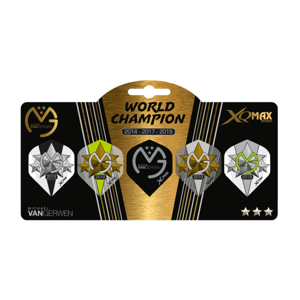 Letky XQ Max Michael van Gerwen - MvG Flight Kit - World Champion 2019