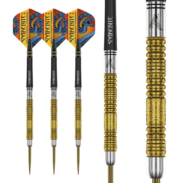 Šipky Steel Red Dragon Peter Wright Double World Champion SE Gold 24 g